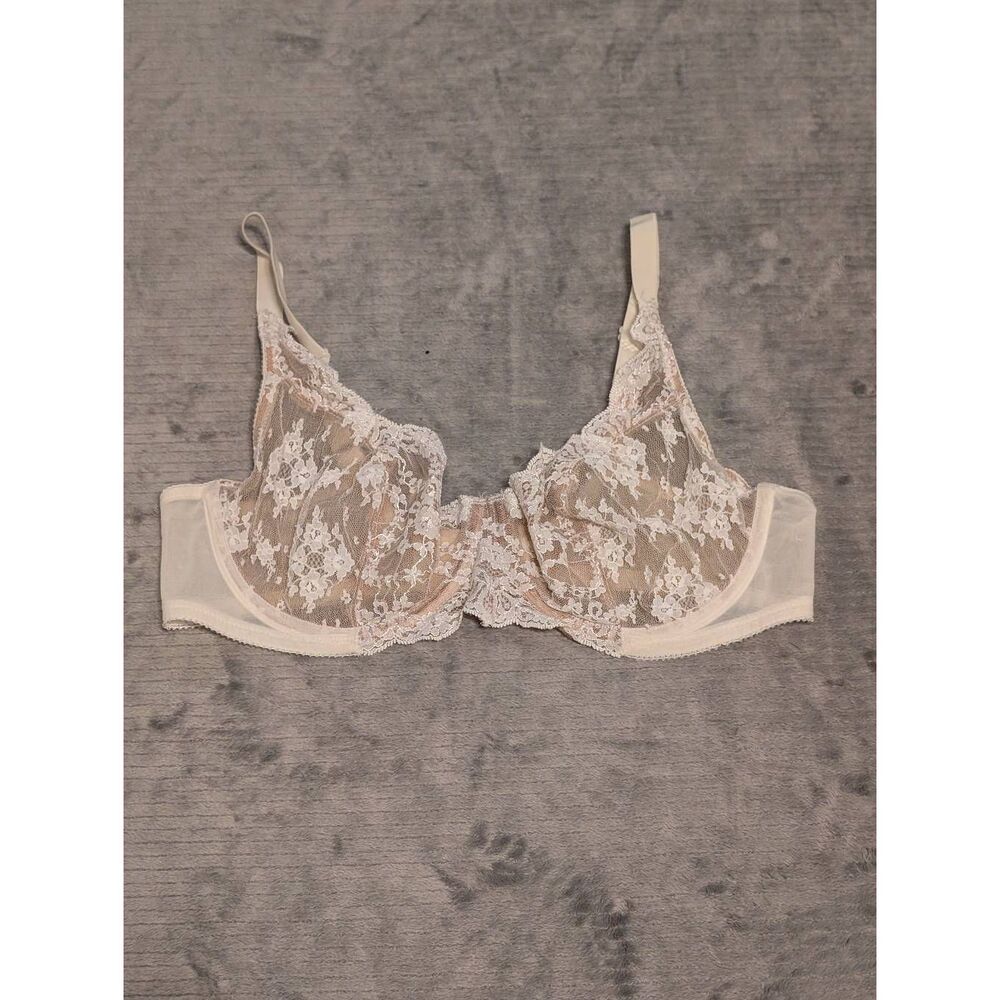 Vintage Victoria's Secret Bra Size 36C Unlined Lace